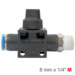 Pu Hose Fitting Valve 8mm X 1/4'm